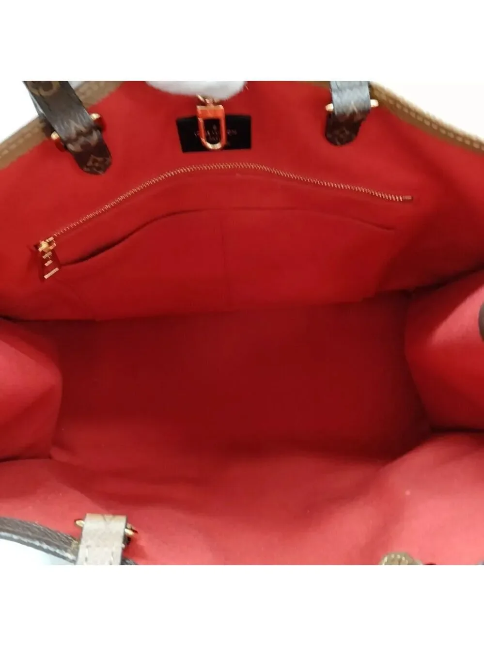 100% Authentic Louis Vuitton  On the Go GM Brown Monogram Giant Tote Bag